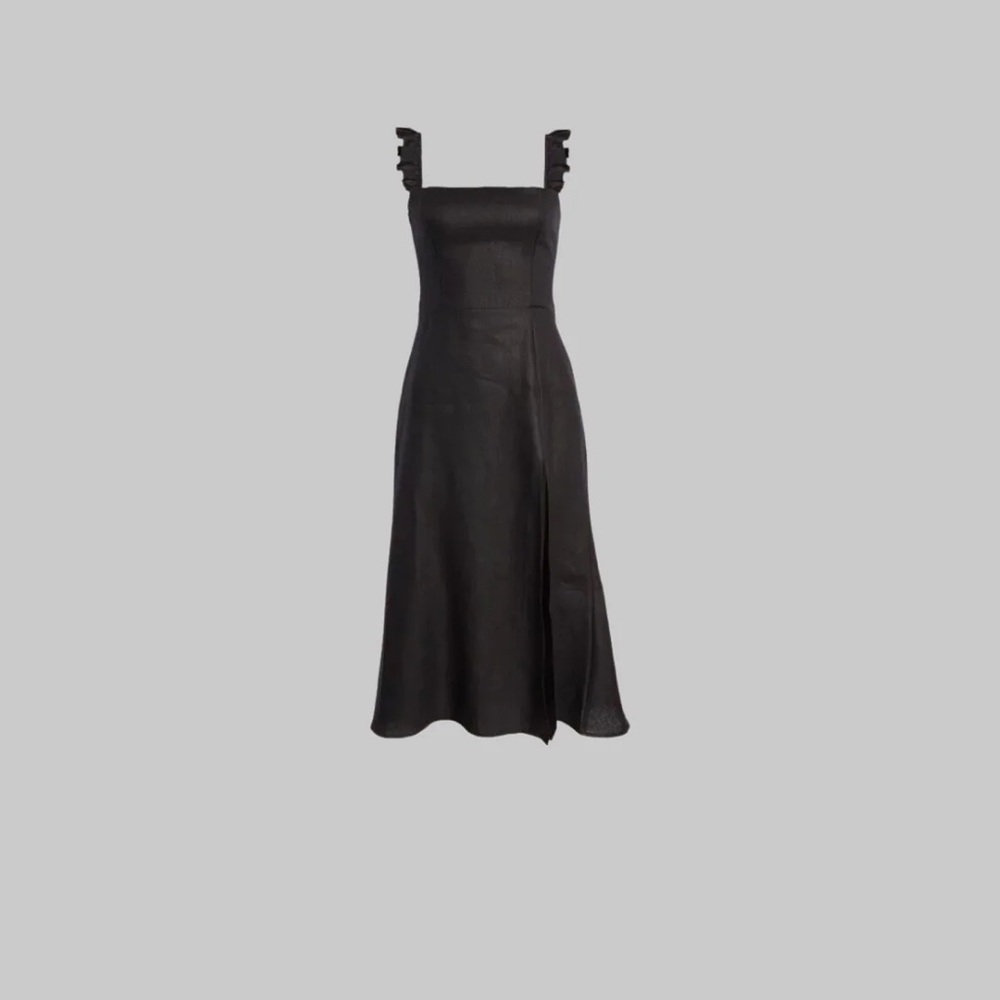 Reformation Spaulding Linen Dress